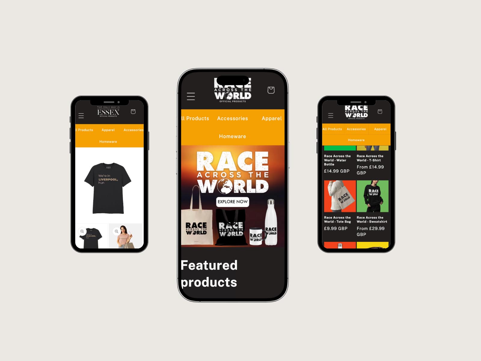 Professional Web Development & E-commerce Solutions - Theme Development for AllMyTV.com screenshot