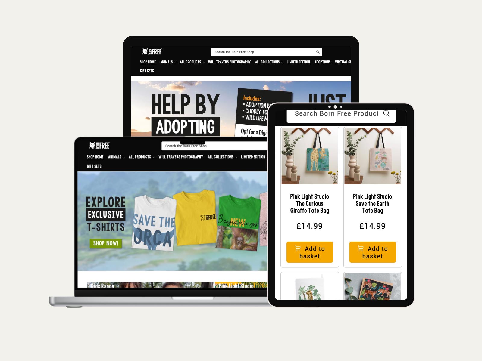 Professional Web Development & E-commerce Solutions - Theme Development for Born Free – Official Online Shop