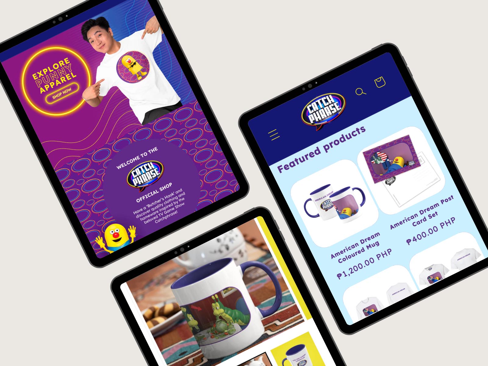 Professional Web Development & E-commerce Solutions - Theme Development for shop.catchphrase.co.uk screenshot