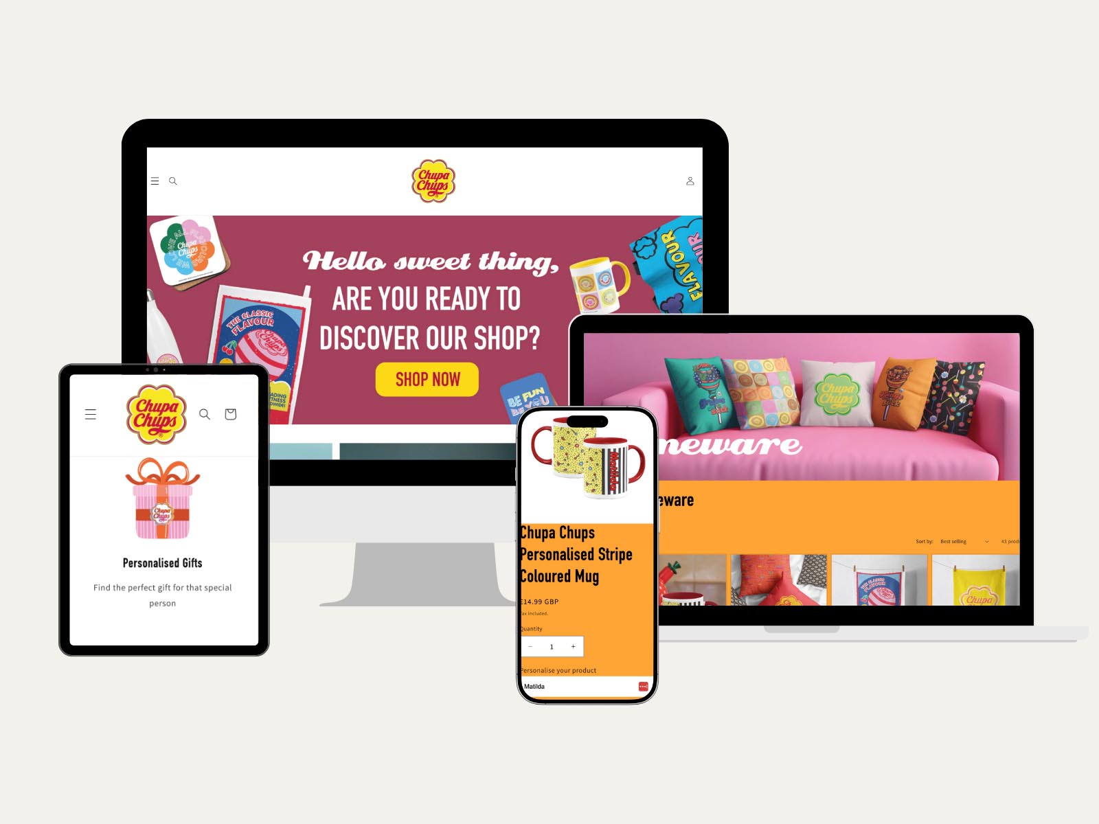 Professional Web Development & E-commerce Solutions - Theme Development for shop.chupachups.co.uk screenshot