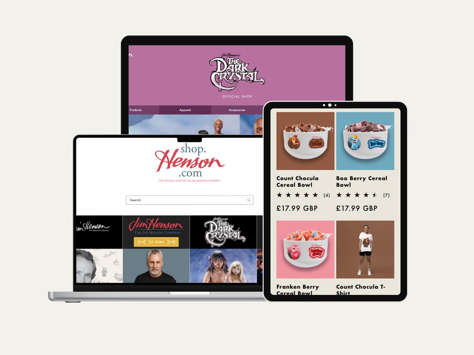 Professional Web Development & E-commerce Solutions - Theme Development for shop.Henson.com screenshot