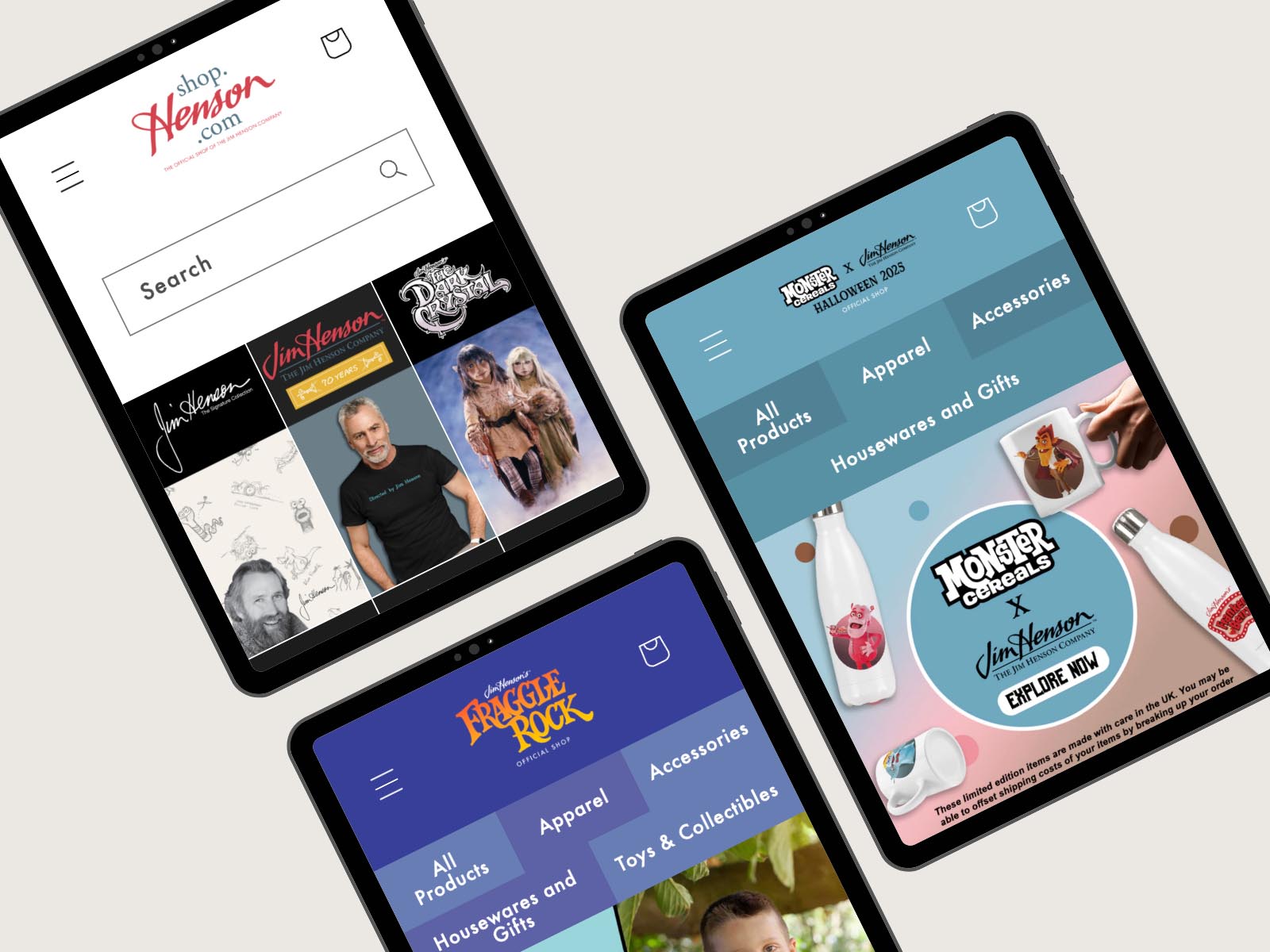 Professional Web Development & E-commerce Solutions - Theme Development for shop.Henson.com screenshot